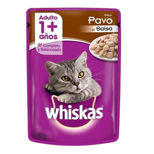 WHISKAS / Salsa / Sachet / Pavo / 85 gr