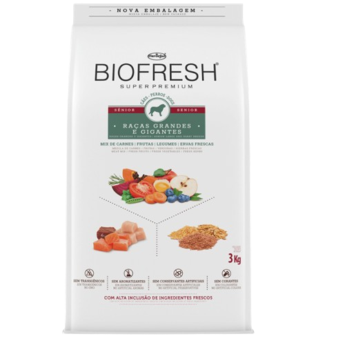 BIOFRESH / Perros / Senior / Razas Grandes / 15 kg