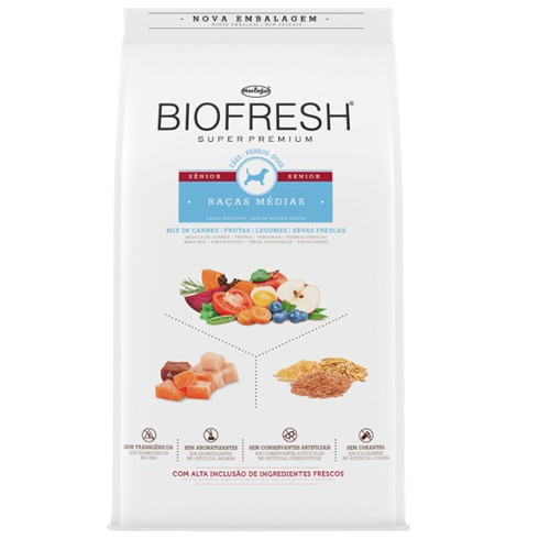 BIOFRESH / Perros / Senior / Razas Medianas / 3 kg