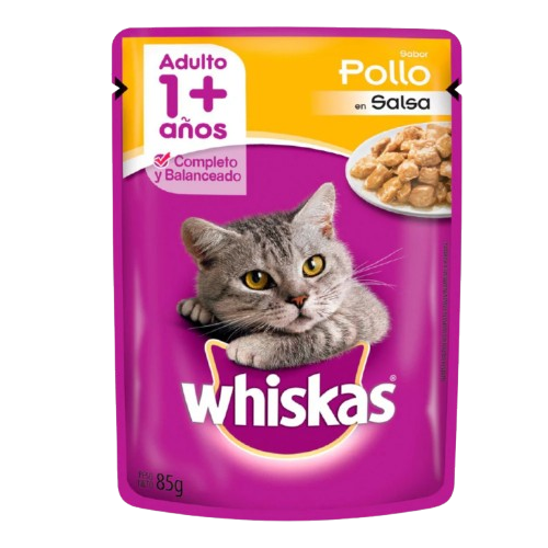 WHISKAS / Salsa / Sachet / Pollo / 85 gr