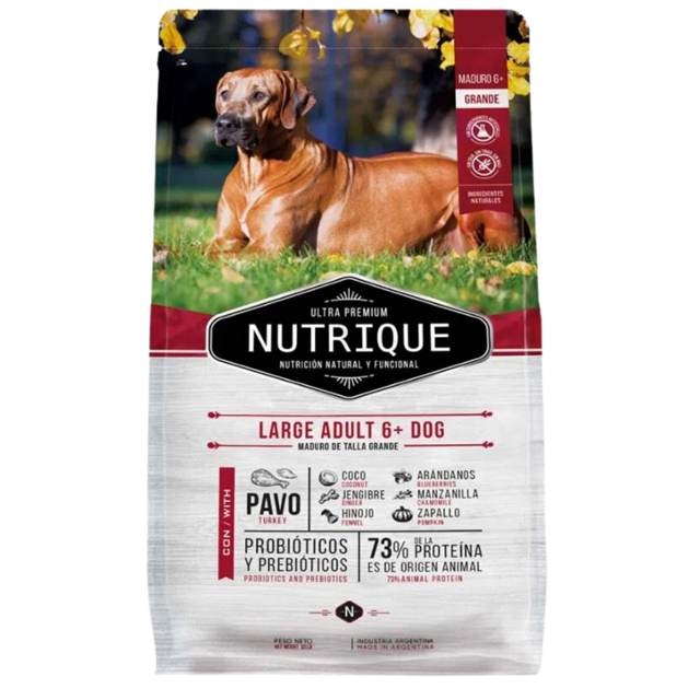 NUTRIQUE / Perros / Senior / Razas Grandes / 3 kg