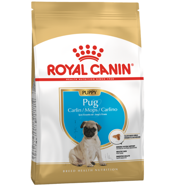 ROYAL CANIN / Pug / Perros / Cachorro / Razas Pequeñas / 1,5 kg