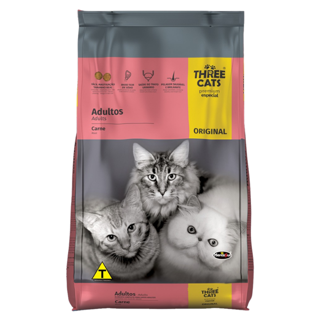 THREE CATS / Gatos / Adulto / 1 kg