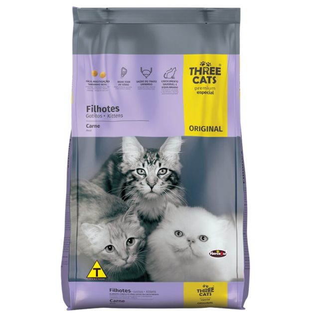 THREE CATS / Gatos / Cachorro / 3 kg