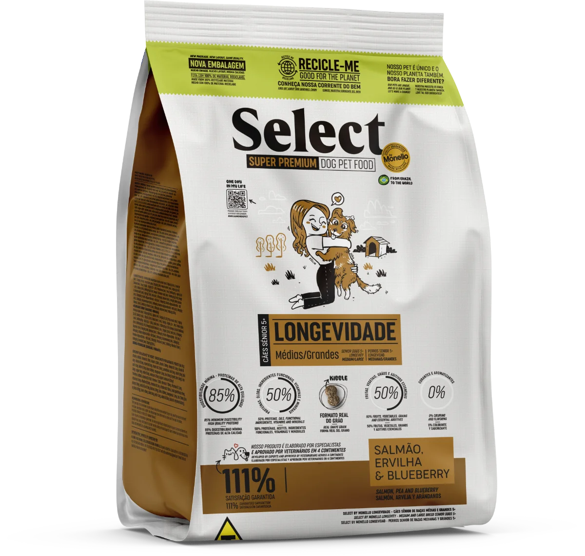 SELECT / Longevidad / Perro / Razas Medianas y Grandes / 7 kg