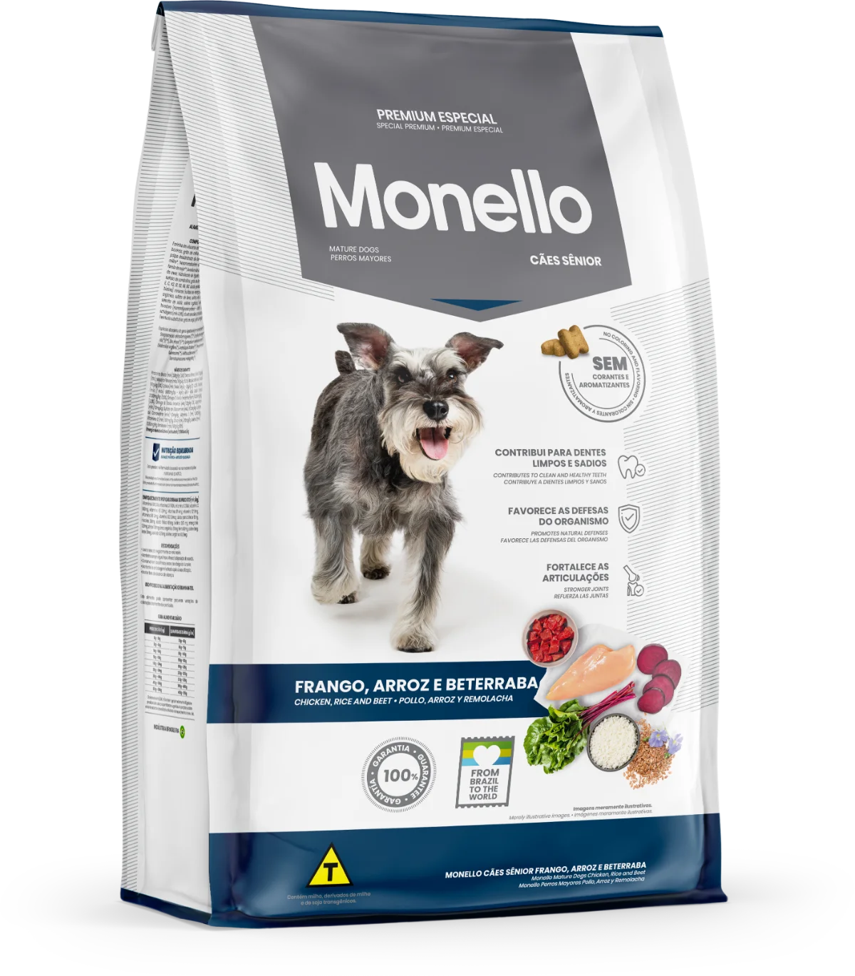 MONELLO Perros Senior Raza Pequeña y Mediana