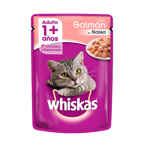 WHISKAS / Salsa / Sachet / Salmon / 85 gr