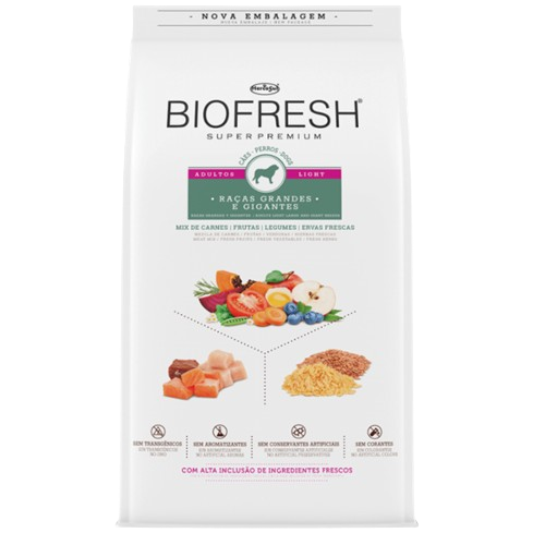 BIOFRESH / Bajo en Calorias / Perros / Adulto / Razas Grandes / 15 kg
