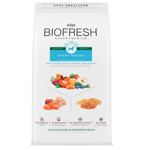 BIOFRESH / Perros / Adulto / Razas Medianas / 10 kg