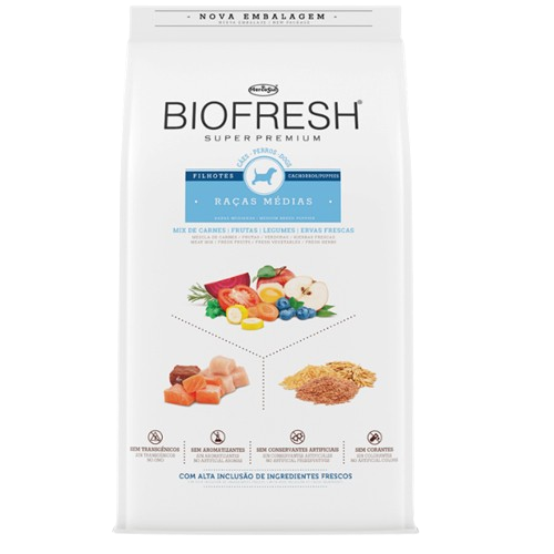 BIOFRESH / Perros / Cachorros / Razas Medianas / 15 kg