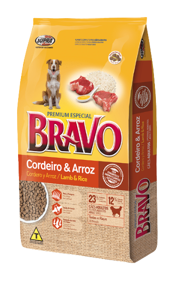 BRAVO / Cordero y Arroz / Perros / Adulto / 20 kg