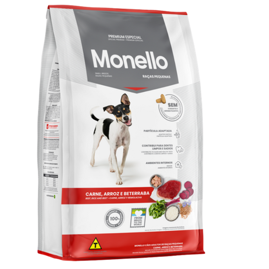 MONELLO / Carne / Perros / Adulto / Razas Pequeñas / 3 kg