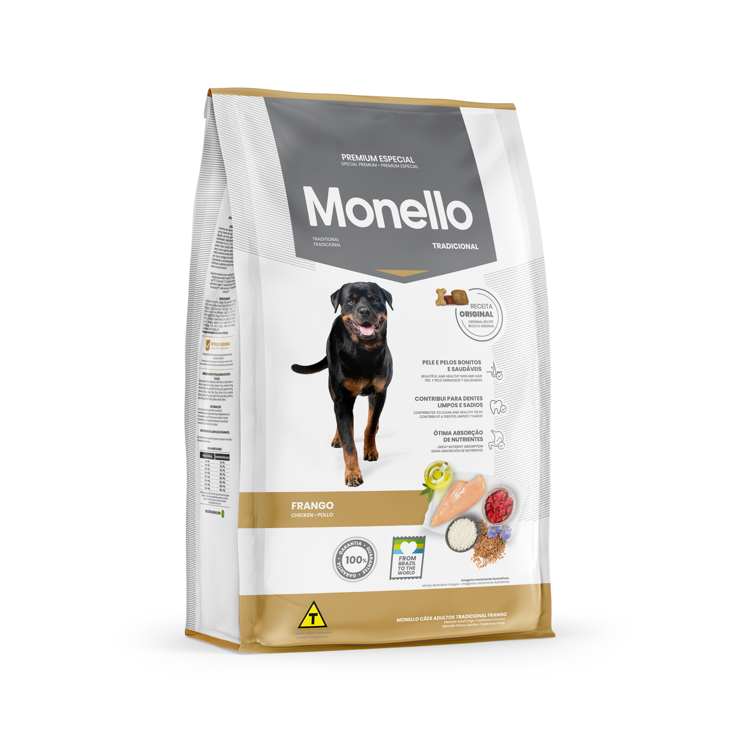 MONELLO / Tradicional / Perros / Adulto / Razas Medianas / 15 KG