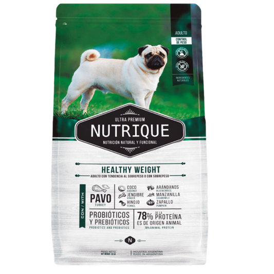NUTRIQUE / Control de Peso / Perros / Adulto / 15 kg