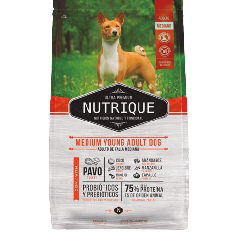 NUTRIQUE / Perros / Adulto / Razas Medianas / 3 kg