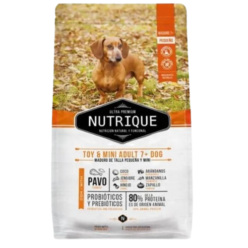 NUTRIQUE / Perros / Senior / Razas Pequeñas / 3 kg