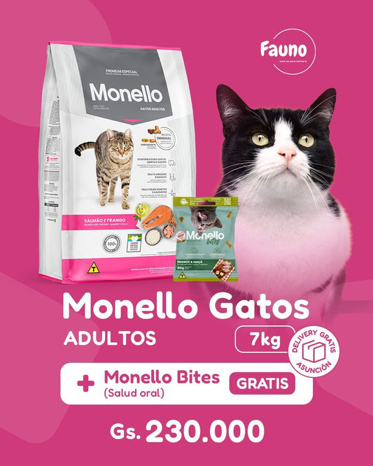 PROMO Monello Gato Adulto 7 kg + Bite de Regalo
