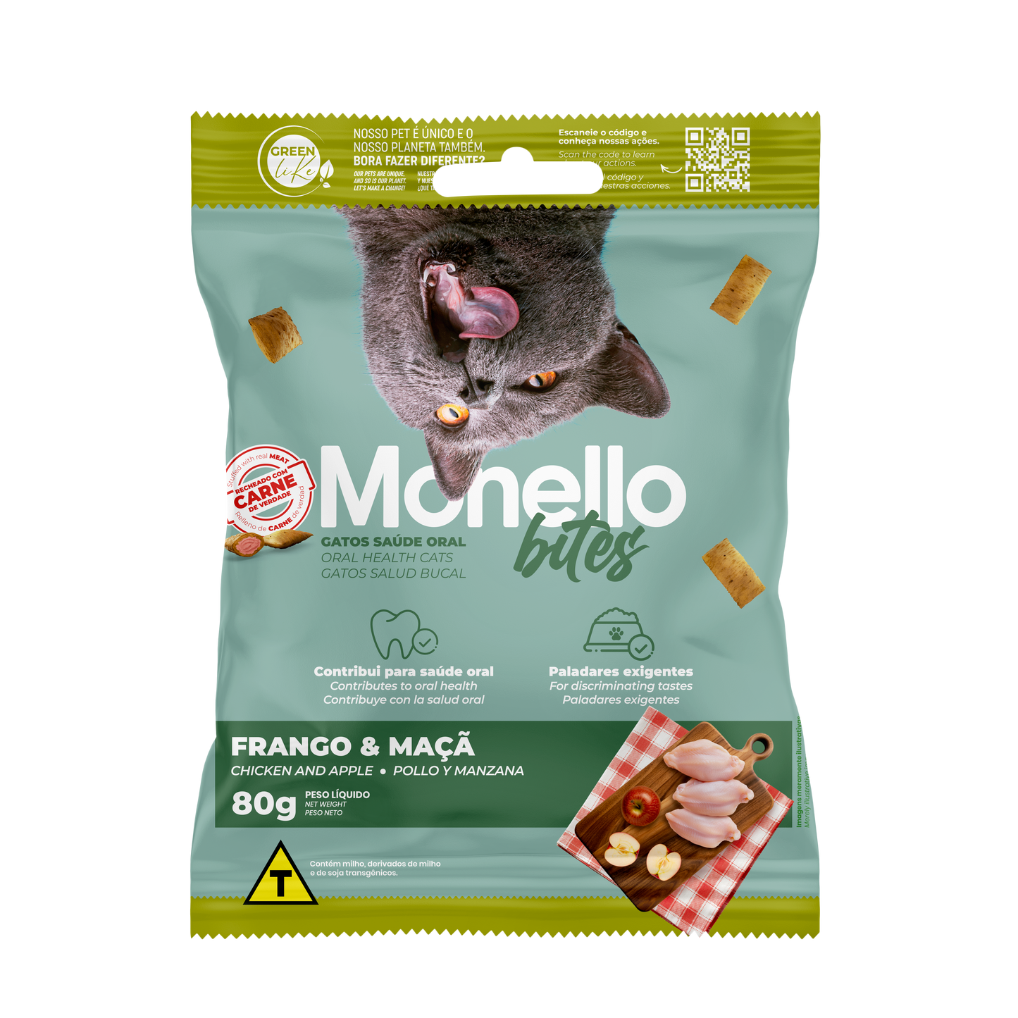 MONELLO / Bites / Gatos / Salud Bucal / 80 g
