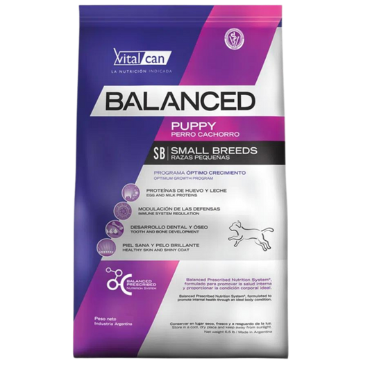 VITALCAN / Balanced / Perros / Cachorro / Razas Pequeñas / 3 kg