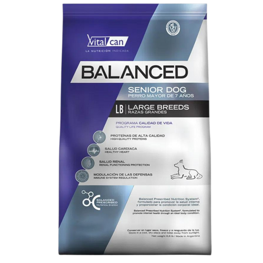 VITALCAN / Balanced / Perros / Senior / Razas Grandes / 3 kg