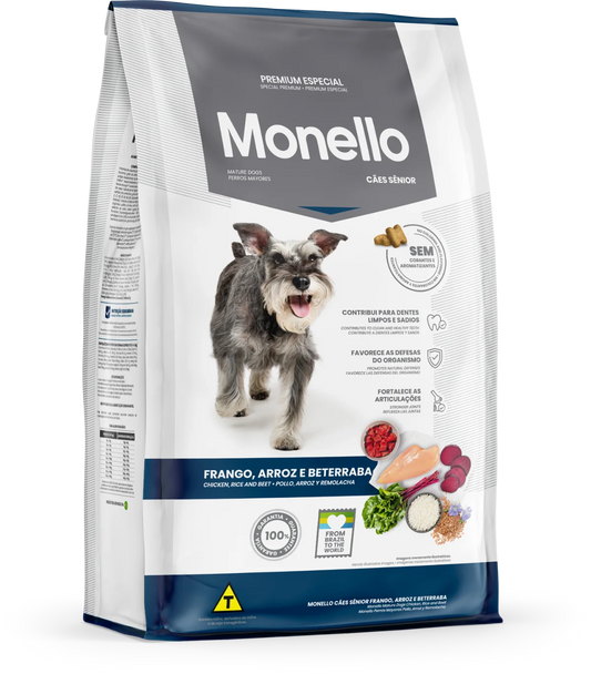 MONELLO Perros Senior Raza Pequeña y Mediana