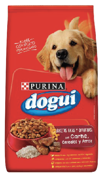 PURINA DOGUI / Perros / Cachorro / Razas Medianas / Carne, Cereales y Arroz / 21 KG